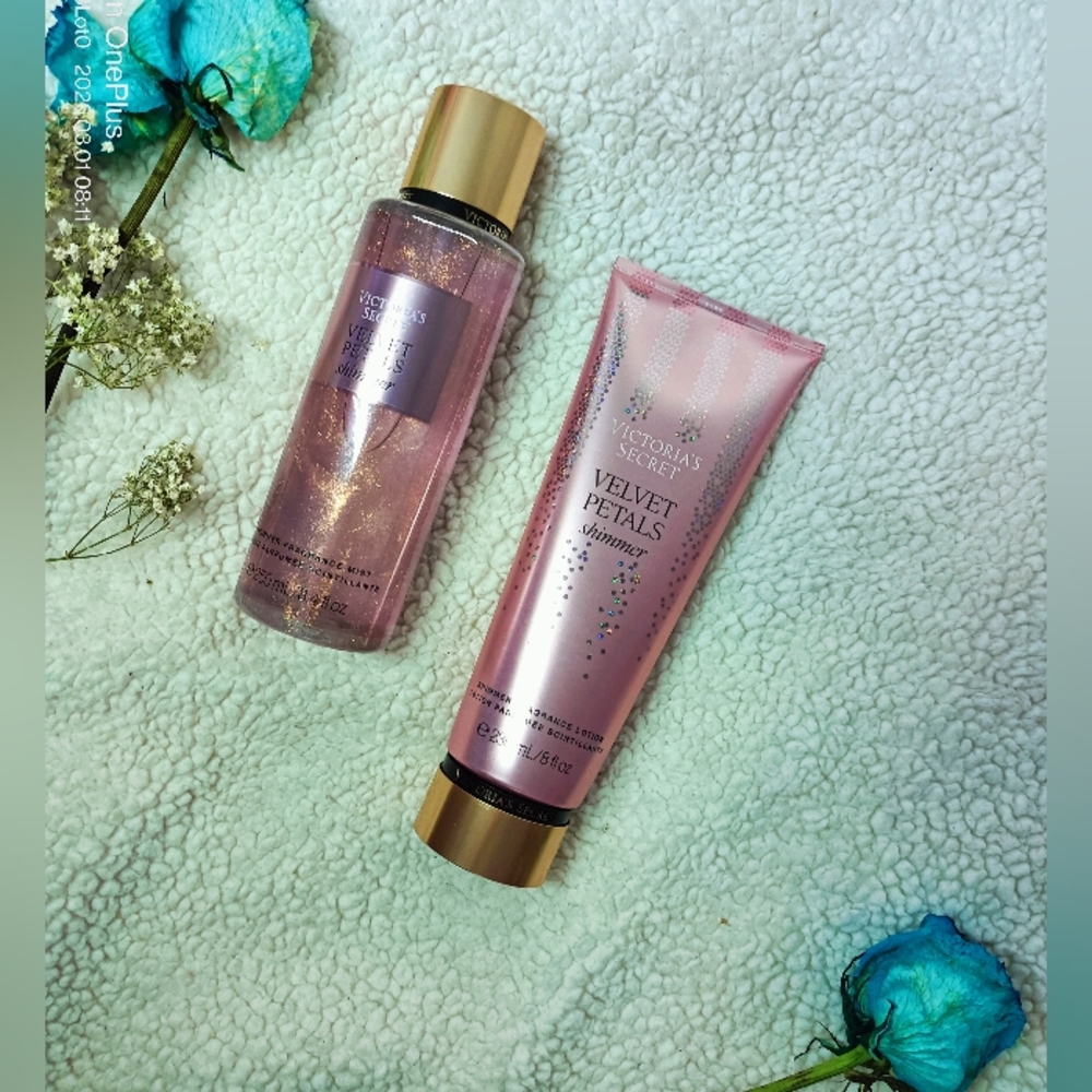 Victoria's Secret Velvet Petals Shimmer Duo - Pink and Gold